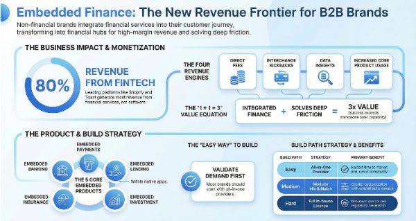 80% of Software Company Revenue from Embedded Finance