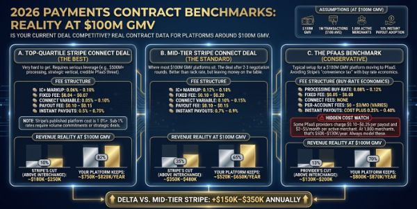 Embedded Payment Contracts Benchmarks at 100M GMV