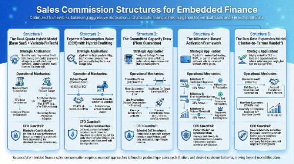 Sales Compensation Structures for Variable-Usage Embedded Finance Products