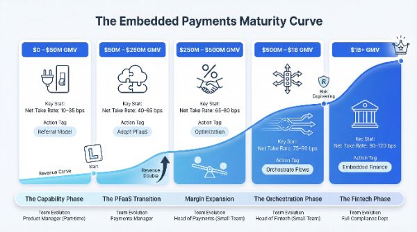 Embedded Payments Maturity Framework by GMV