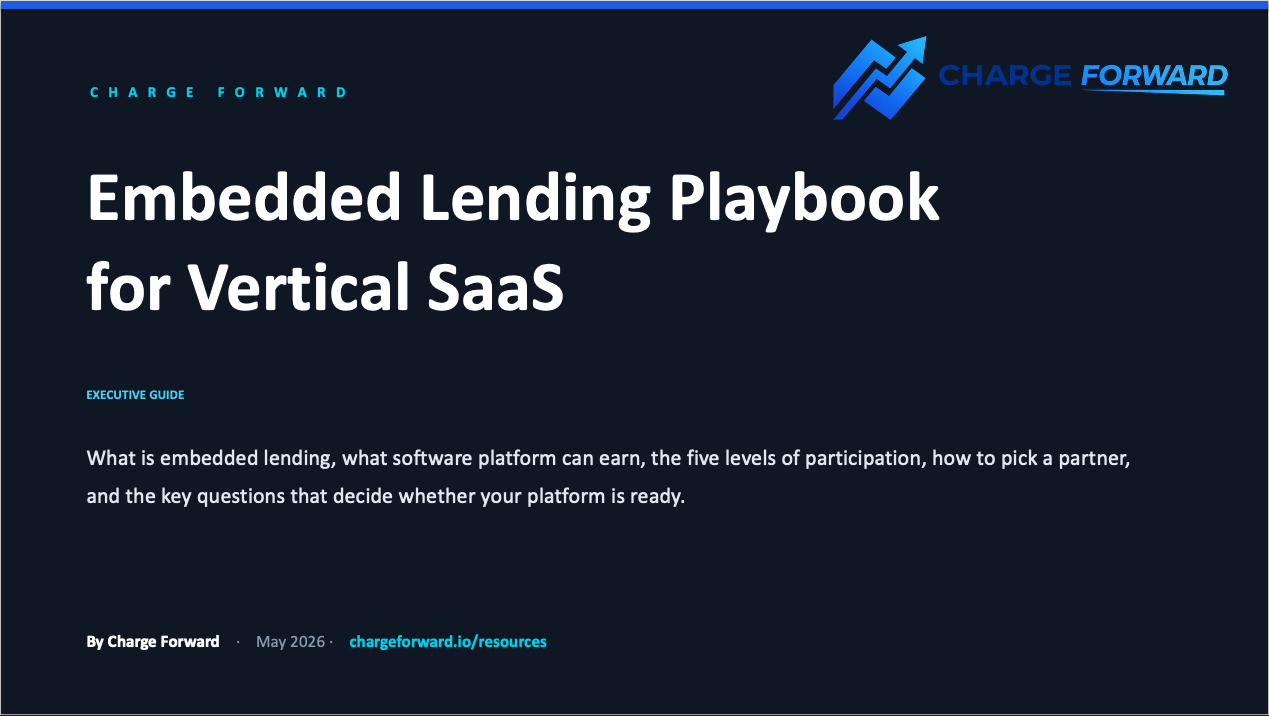 B2B Embedded Lending Playbook for Vertical SaaS